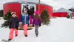 Snow tubing Park at Sommet Saint-Sauveur