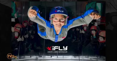 iFLY Montréal - Chute libre intérieur