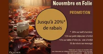 Hôtel Spa Excelsior St-Adèle - escapade détente