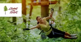 Parc aventure Joannès - D'Arbre en arbre - labyrinthe géant, vélo de montagne