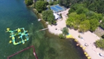 Plage St-Zotique - Eau Défi Parc Aquatique flottant