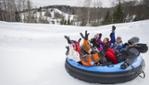Glissades sur tube du Sommet Saint-Sauveur