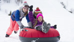 Glissades sur tube du Sommet Saint-Sauveur