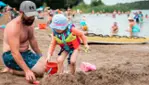 Parc régional des Îles-de-Saint-Timothée - Une plage aux eaux turquoises