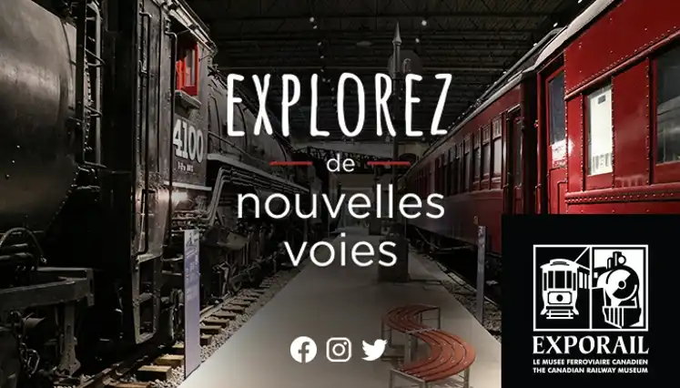 Balade en train miniature - Exporail, le Musée ferroviaire canadien