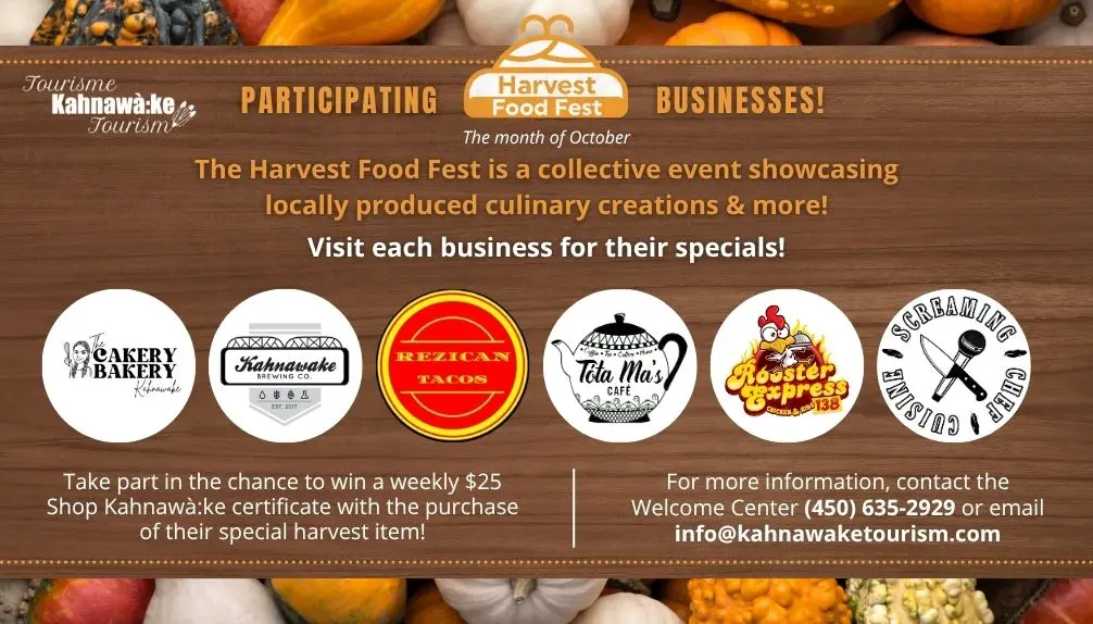 Harvest Food Fest – Tout le mois d’octobre!