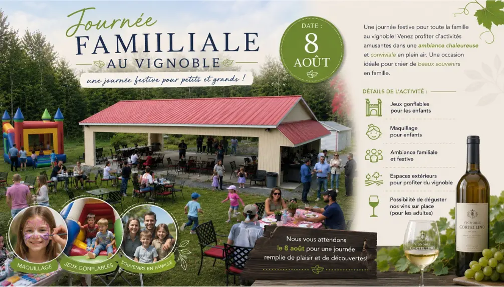 Vignoble Cortellino - Un coin d'Italie dans la Montérégie
