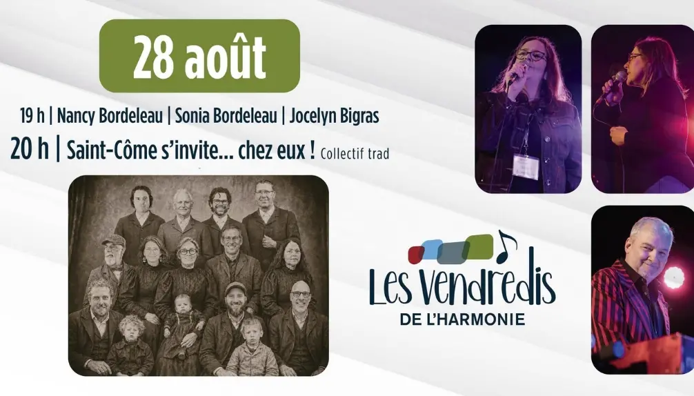 Les Vendredis de l’Harmonie à Saint-Côme - Événement