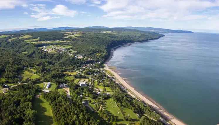 Plage de la Baie de l’Isle-aux-Coudres de Charlevoix