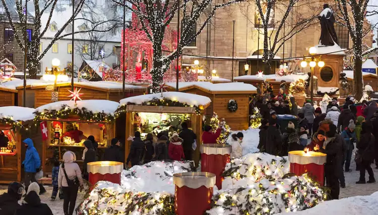 Marché de Noël de Baie-Saint-Paul & Allemand de Québec