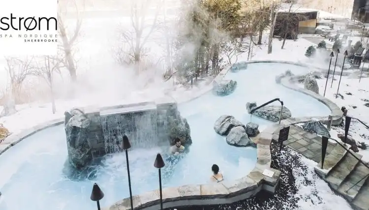 Strom Spa Sherbrooke : Détente Thermale au Cœur de la Beauté Hivernale