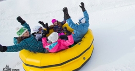 Glissades sur tube du Sommet Saint-Sauveur