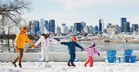 Activités hivernales au Parc Jean-Drapeau